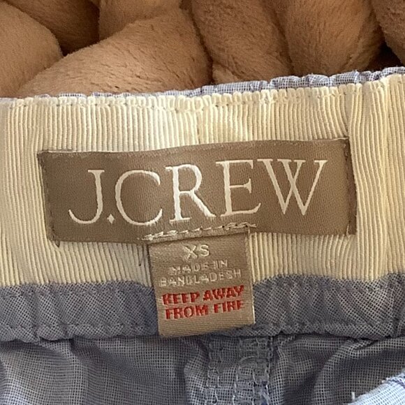 J. Crew women's pajama set XS blue short sleeve shirt pants 100% cotton - Picture 8 of 16
